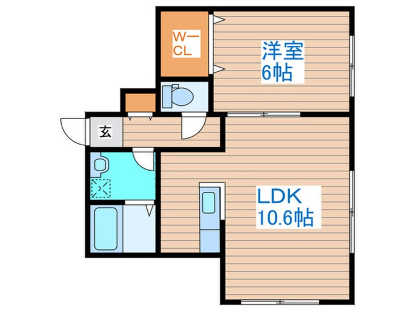 間取図 クラリス中島公園