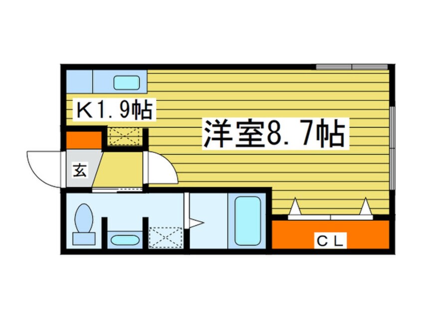 間取図 Jentile43°