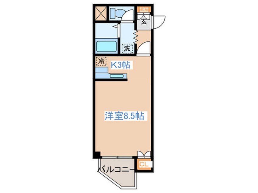 間取図 藤井ビル中の島２