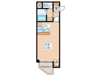 間取図 藤井ビル中の島２