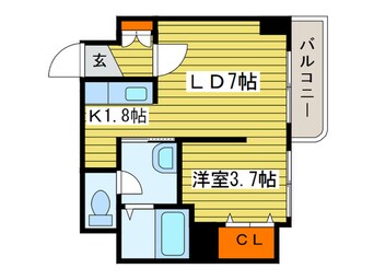 間取図 レジデンスタワ－札幌