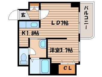 間取図 レジデンスタワ－札幌