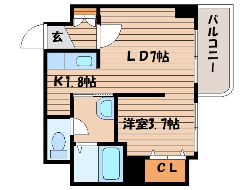 間取図 レジデンスタワ－札幌