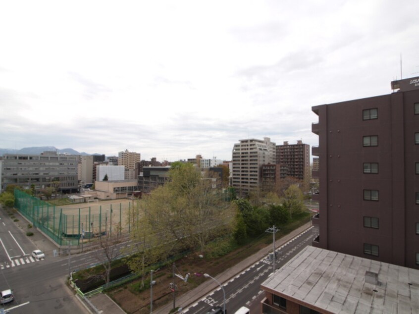 室内からの展望 レジデンスタワ－札幌