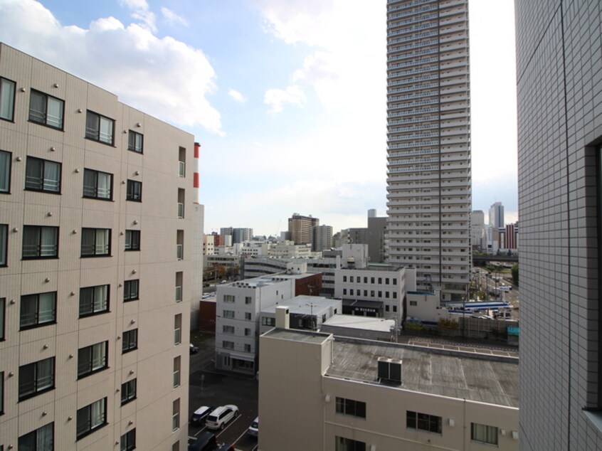 室内からの展望 レジデンスタワ－札幌