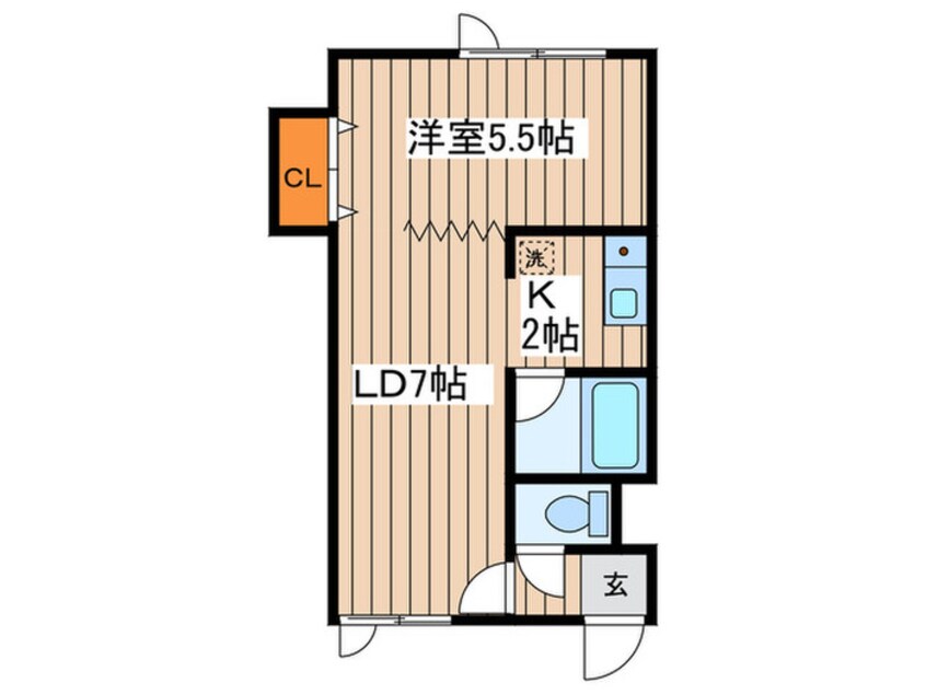 間取図 コンフォ－ル札幌