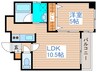 ラフィネ３１ 1LDKの間取り