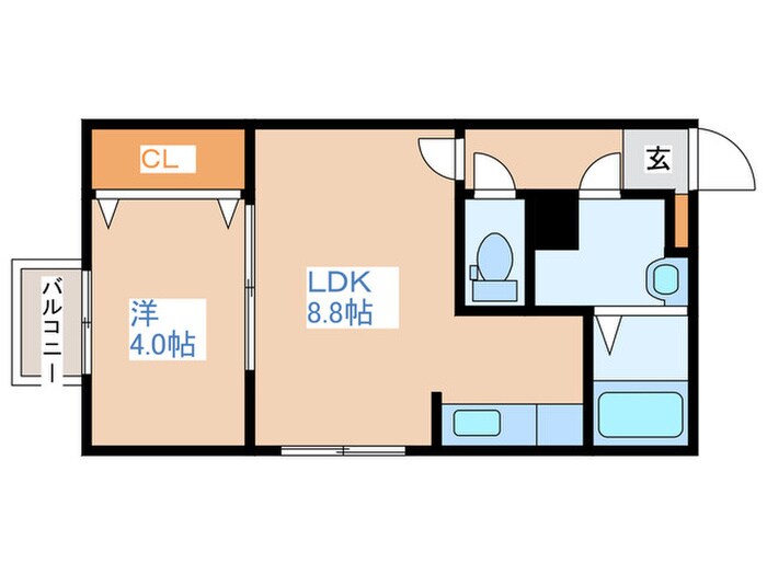 間取り図 メイプルメゾン創成川公園