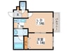 ＫＡＵＲＩ　ＦＬＡＴ 1LDKの間取り