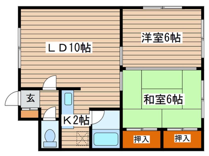 間取図 コ－ポ木村