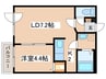 トライフォ－ス１２ 1LDKの間取り