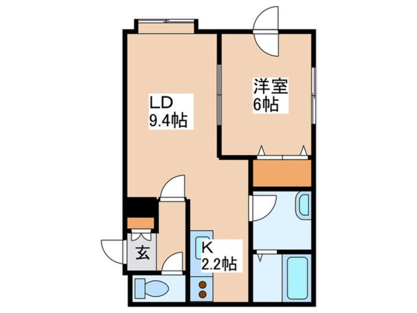 間取図 フェニックス中島公園