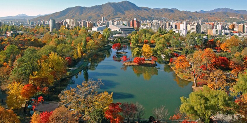 中島公園(公園)まで100m フェニックス中島公園