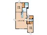 JANUS residences月寒中央 2LDKの間取り