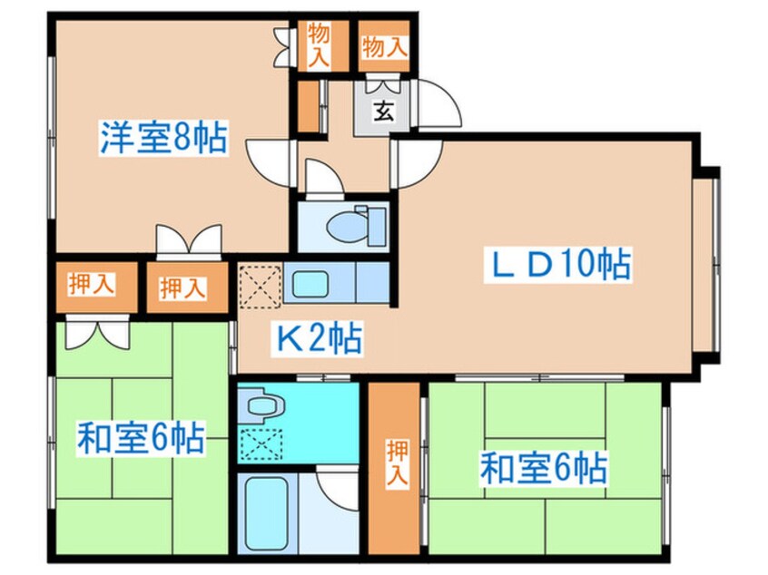 間取図 ＴＭハイツ