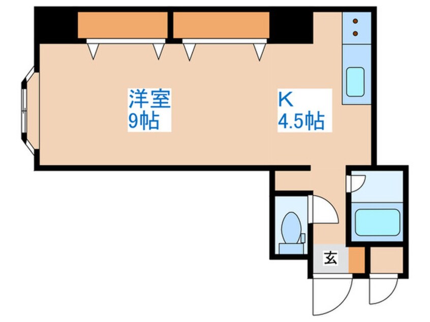 間取図 コ－ト琴似