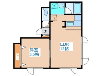 間取図 キャピタル神宮