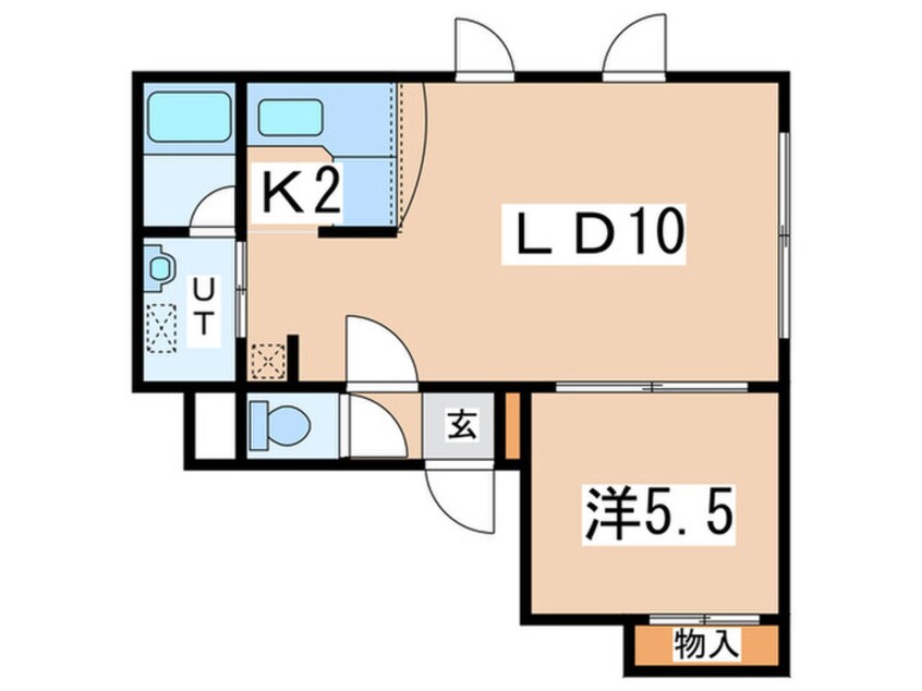 間取図 キャピタル神宮