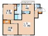 ＮＹ－ＦＬＡＴ 2LDKの間取り