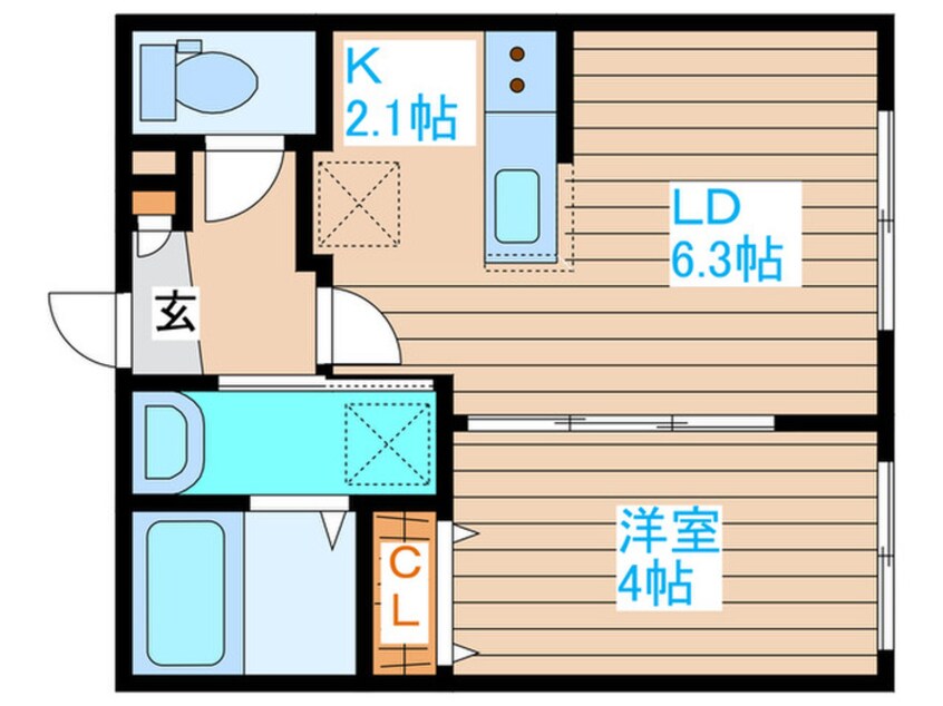 間取図 Activat南郷13丁目スクエア