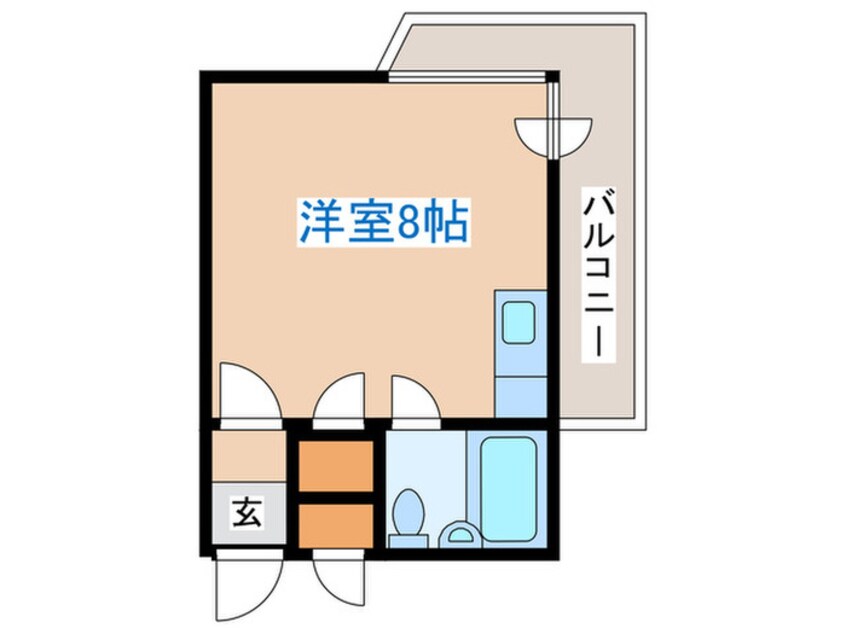 間取図 ﾄﾞﾐﾆｵﾝ琴似