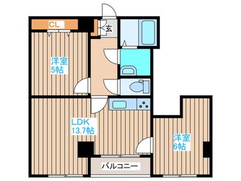 間取図 第２丸亀ビルコーポラス丸亀