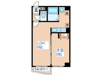 間取図 パルティ－レ　アネックス平岸