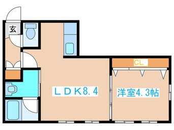 間取図 ラ・グラン白石駅