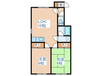 間取図 ハイツとみた