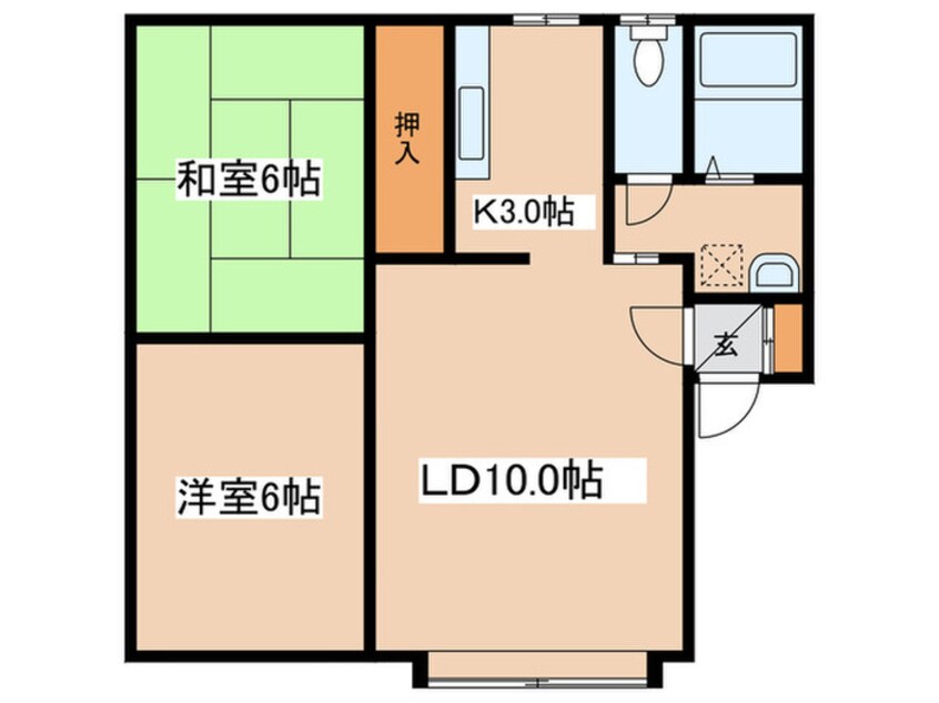 間取図 プラザストリ－ト