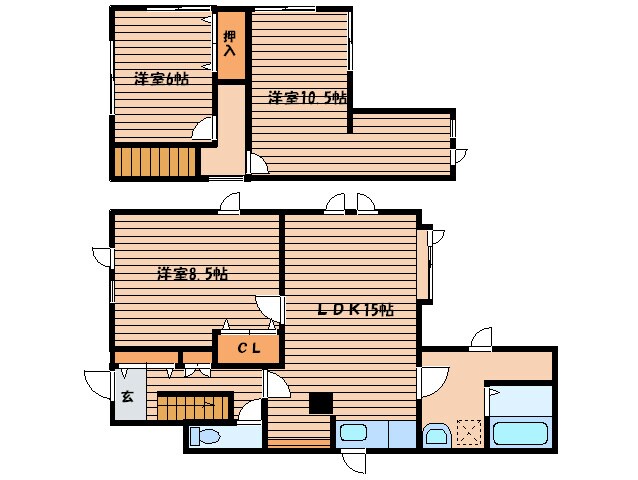 間取り図 佐藤邸東苗穂８－２