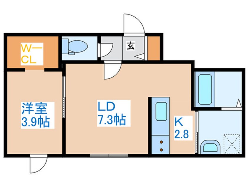 間取図 Riviere手稲Avance