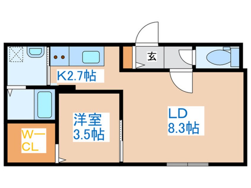 間取図 Riviere手稲Avance