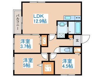 間取図 Harness北１条