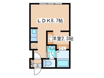 間取図 プラティ－ク札幌
