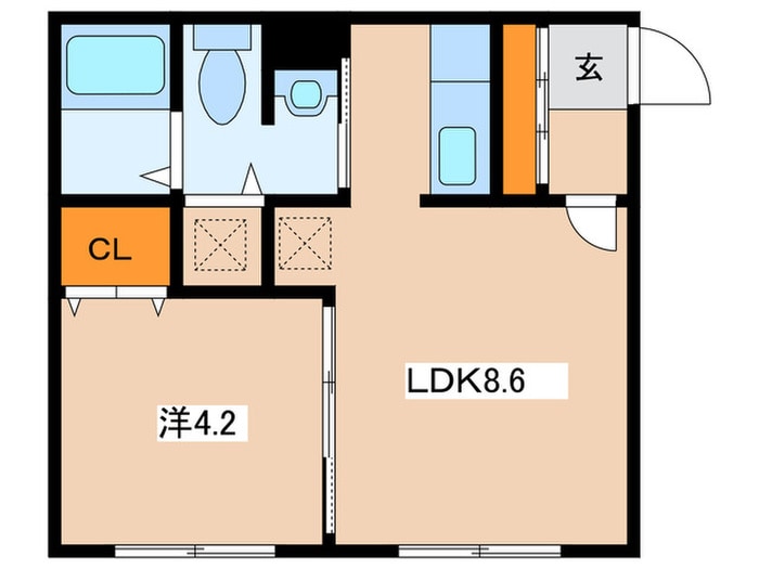 間取り図 ブランノワールネージュⅠ