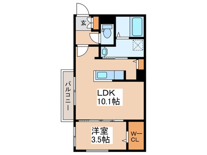 間取り図 casaAT月寒中央