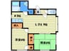 ハイフィ－ルド 2LDKの間取り