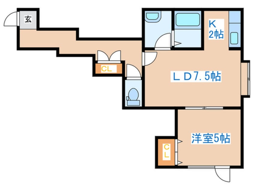 間取図 フォ－レストヒル