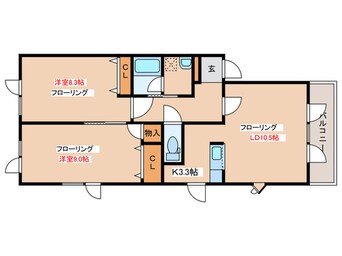 間取図 エスポワ－ル