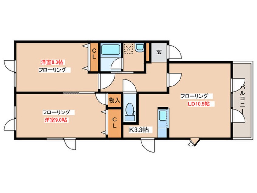 間取図 エスポワ－ル