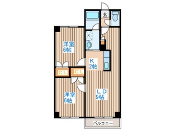 間取図 パレスケルン