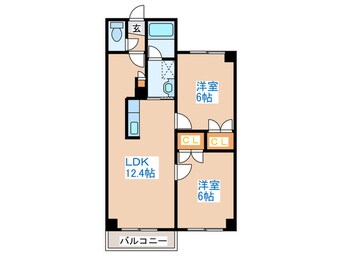 間取図 パレスケルン