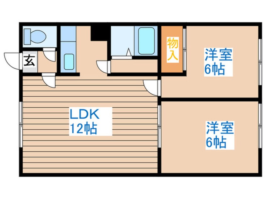 間取図 第５竹道ハイツ