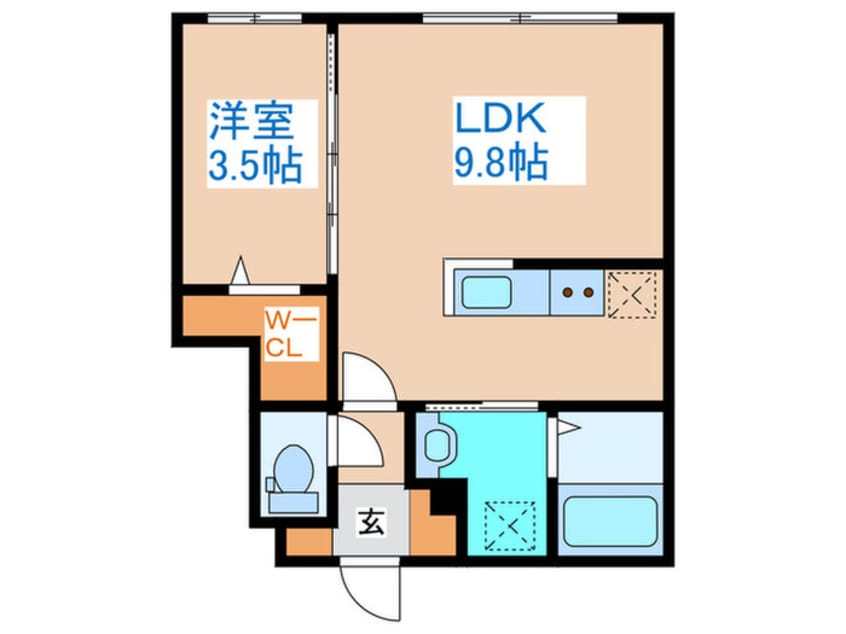 間取図 ＳＥＲＡＭ北９条