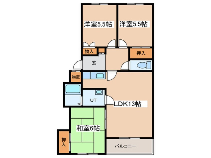 間取図 シャトルＴＨ１２