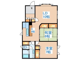 間取図 マンションヴィラ－ド泉