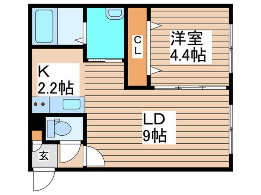 間取図 グランデール新札幌Ⅰ（B棟）