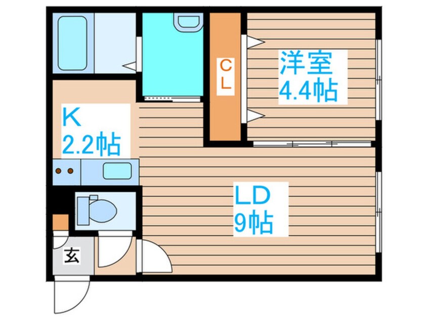 間取図 グランデール新札幌Ⅰ（B棟）