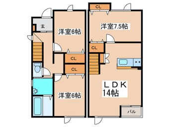 間取図 リザイアⅠ